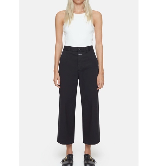 Closed Barton black wide leg trousers size 28 cotton - Picture 1 of 10